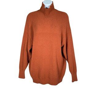 Aritzia Wilfred Hush Knit Sweater Oversized Baggy Turtleneck Italian Yarn Cozy